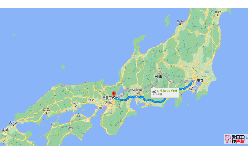 日本的東京和京都是一個(gè)地方嗎