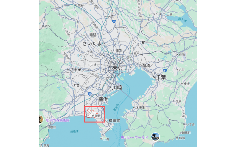 鐮倉在日本哪里，什么位置？